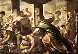 Christ Cleansing the Temple by Luca Giordano